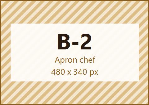 Apron chef model bib panjang produksi Get Apron