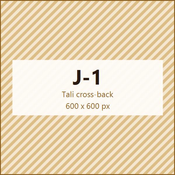 Detail tali cross-back di punggung apron barista